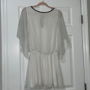 Alice+Olive Murray Fit Flare with black trims